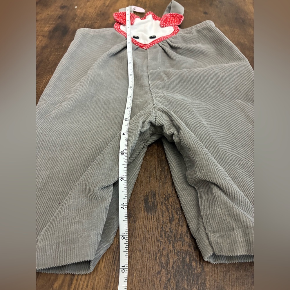 Vintage Corduroy Mouse Overalls - Picture 8 of 9